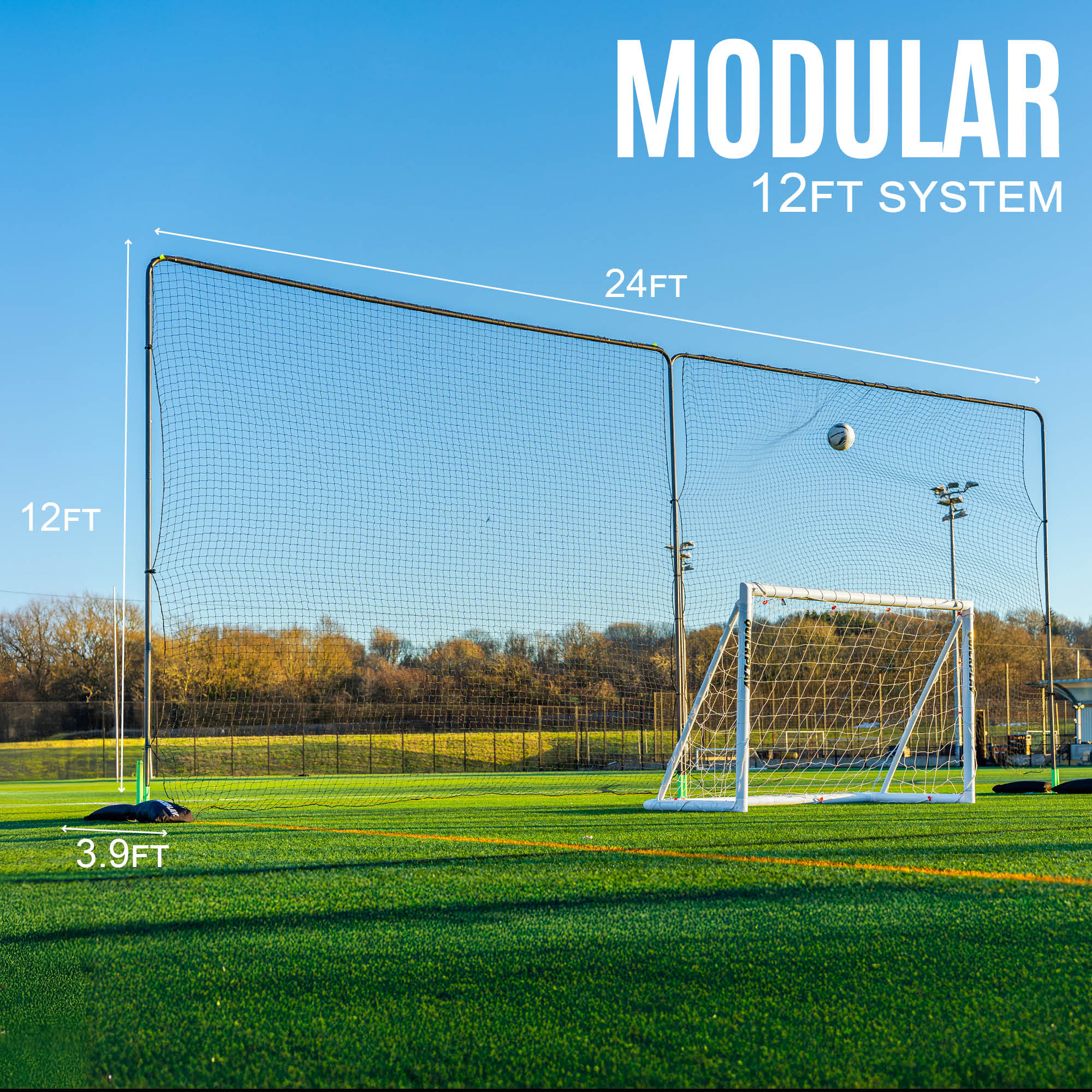 12ft Barrier Net System Freestanding (Multiple Sizes) - Image 10