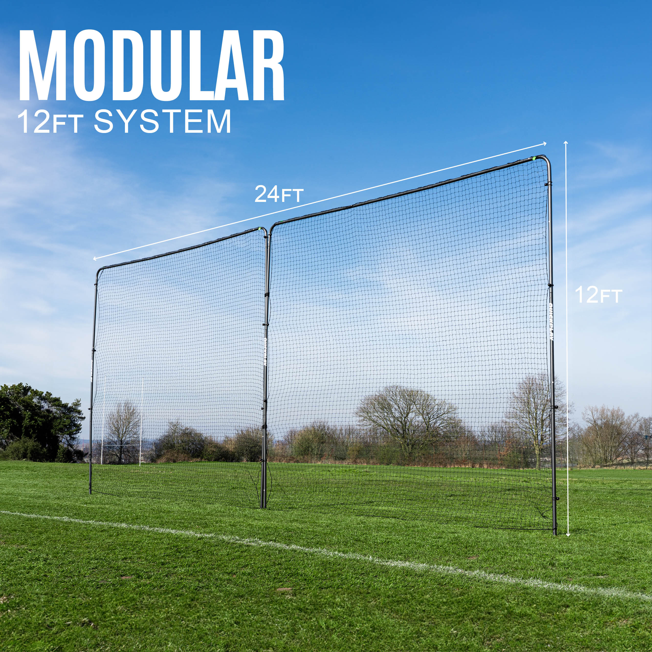 12ft Barrier Net System In-Ground (Multiple Sizes) - Image 12