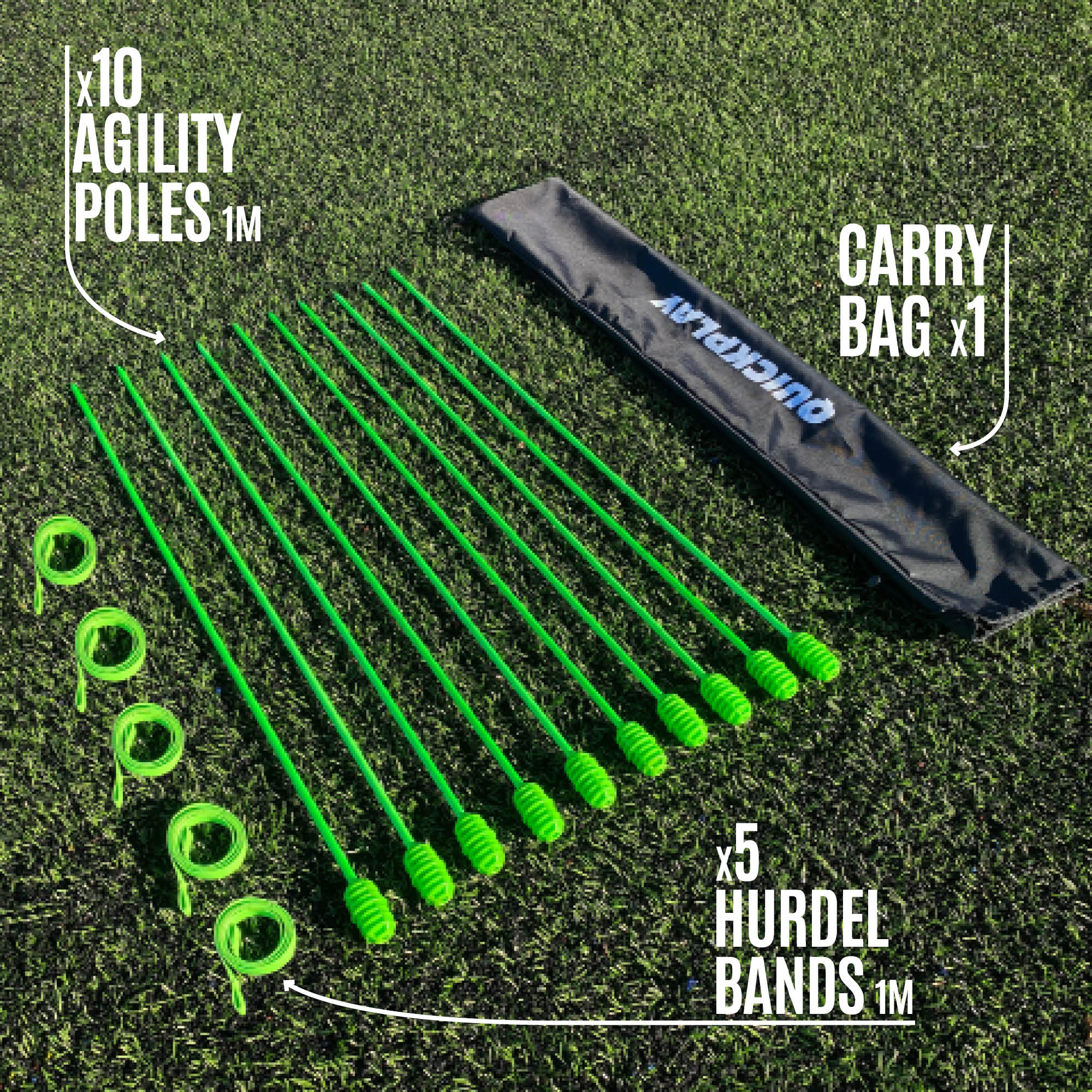 Agility Poles & Bases (set of 10) - Image 9