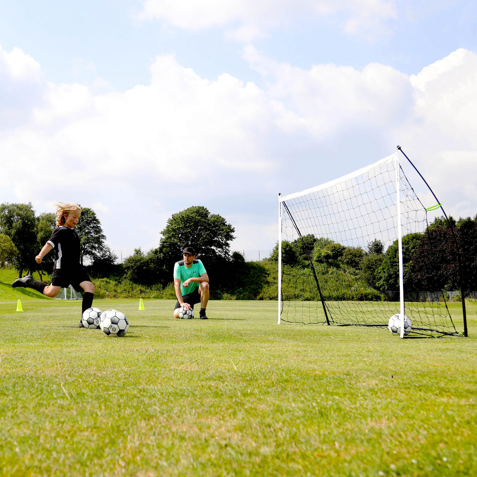 KICKSTER Portable Football Goal 5x3' - Image 7