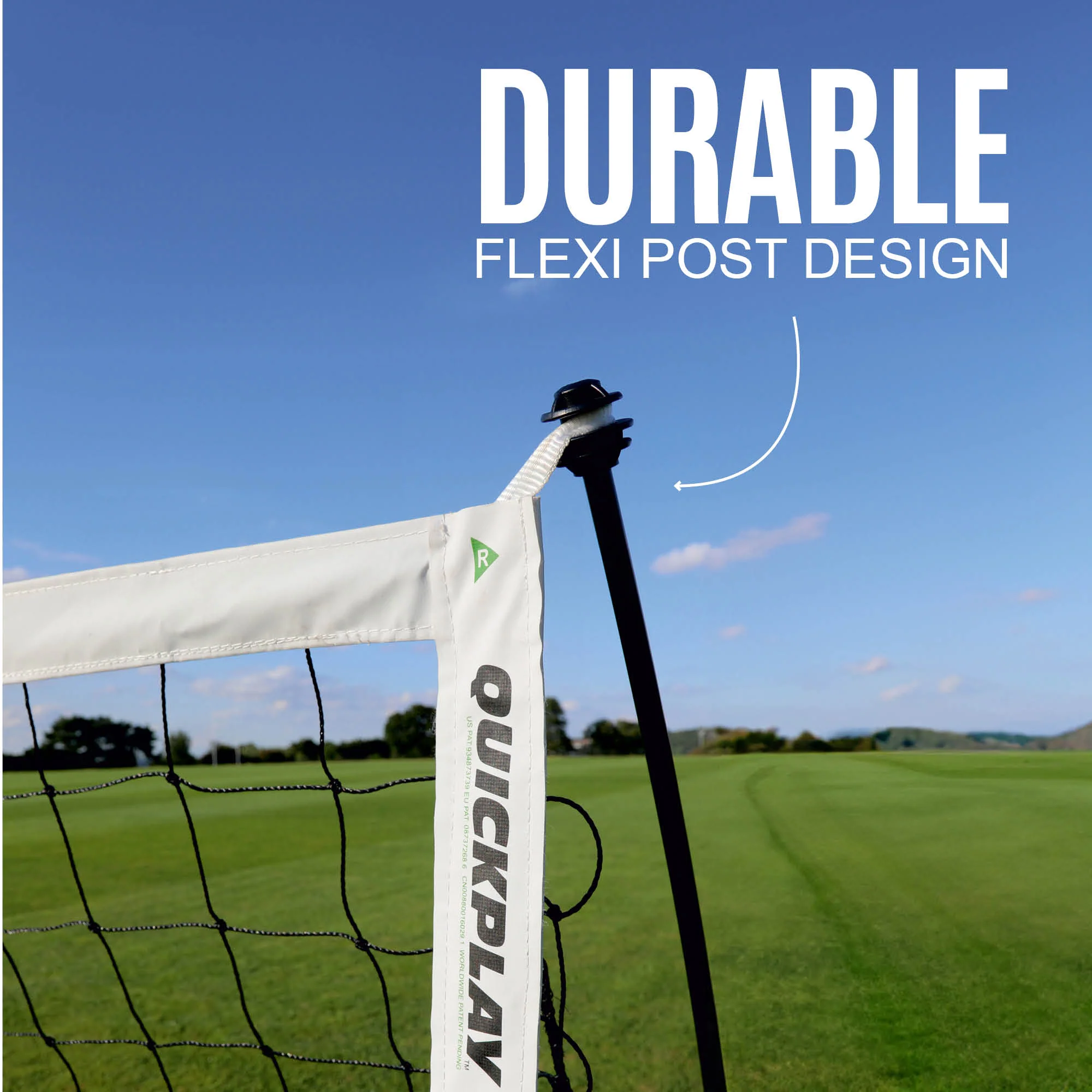 KICKSTER Portable Football Goal 12x6' - Image 4