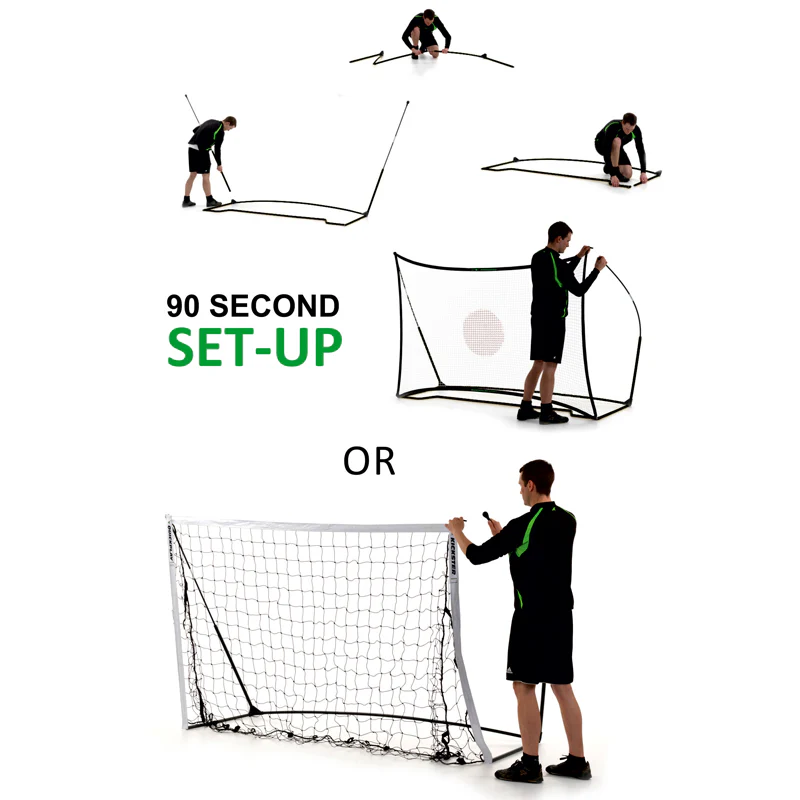 KICKSTER 2-in-1 Football Goal / Rebounder 8x5' - Image 3