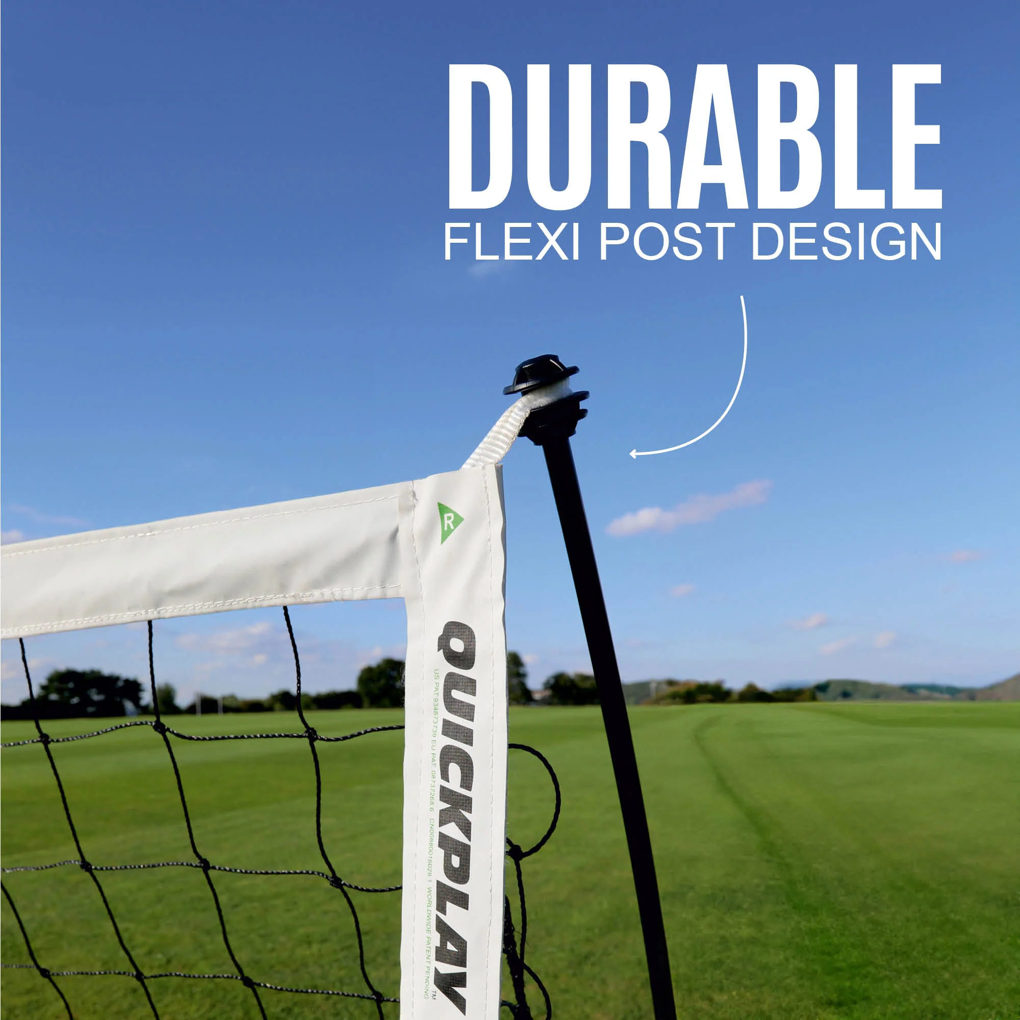 KICKSTER Portable Football Goal 6x4' - Image 4