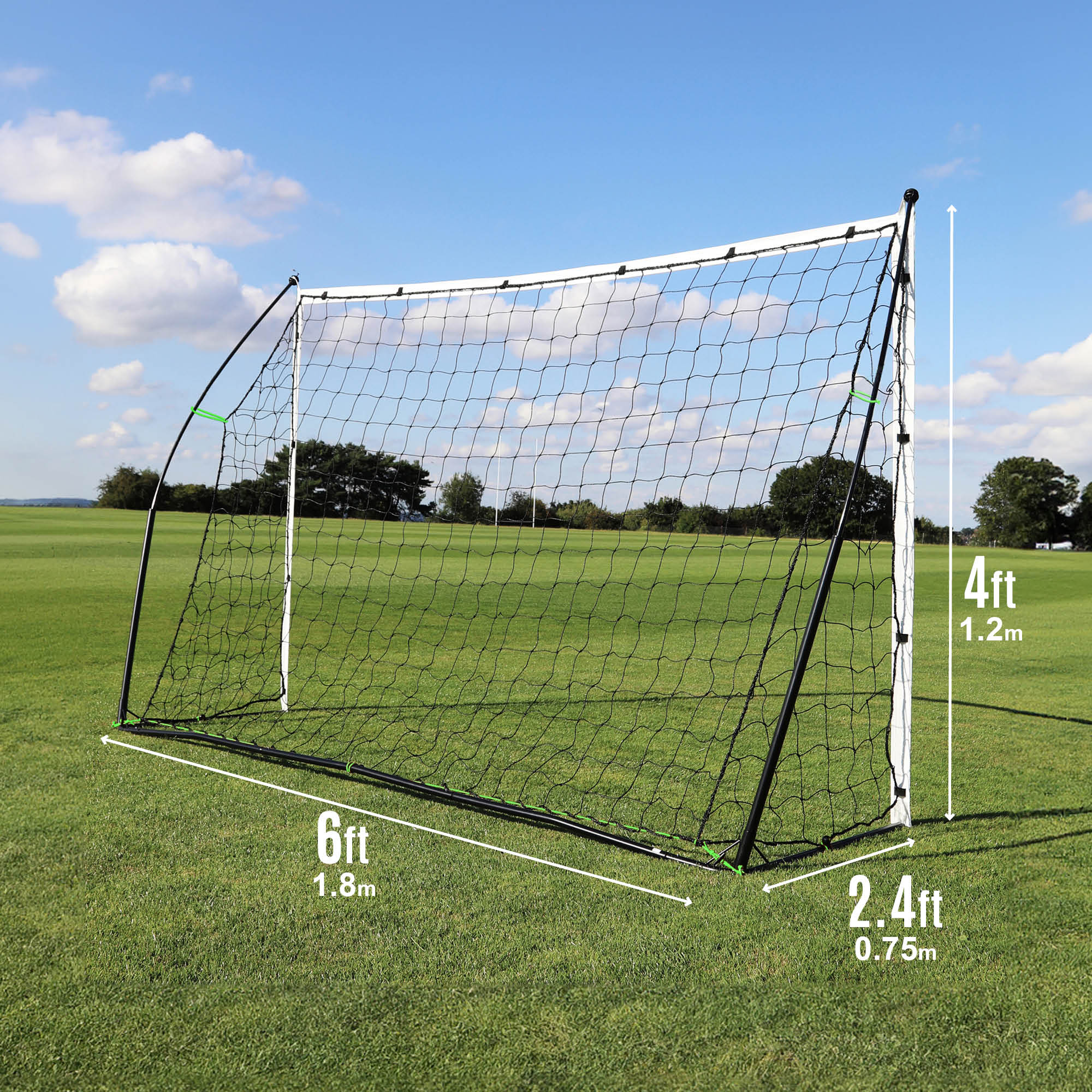 KICKSTER Portable Football Goal 6x4' - Image 6