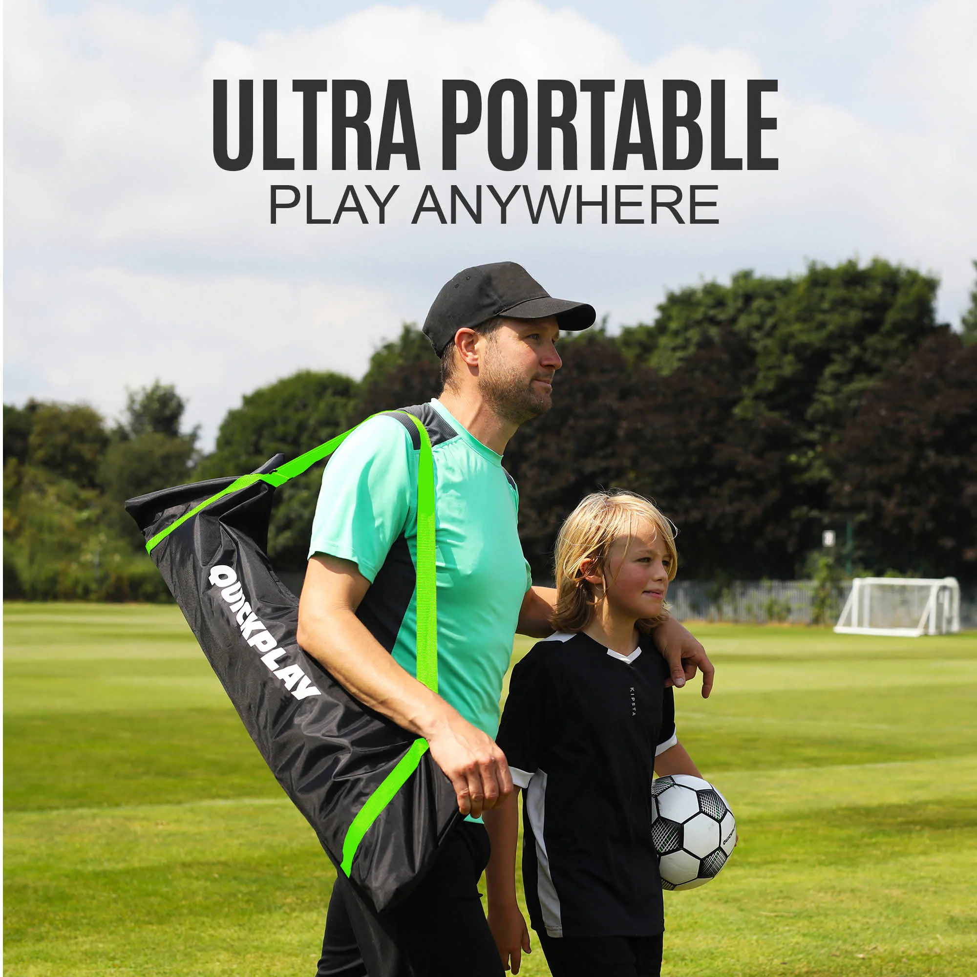 KICKSTER Portable Football Goal 8x5' - Image 3