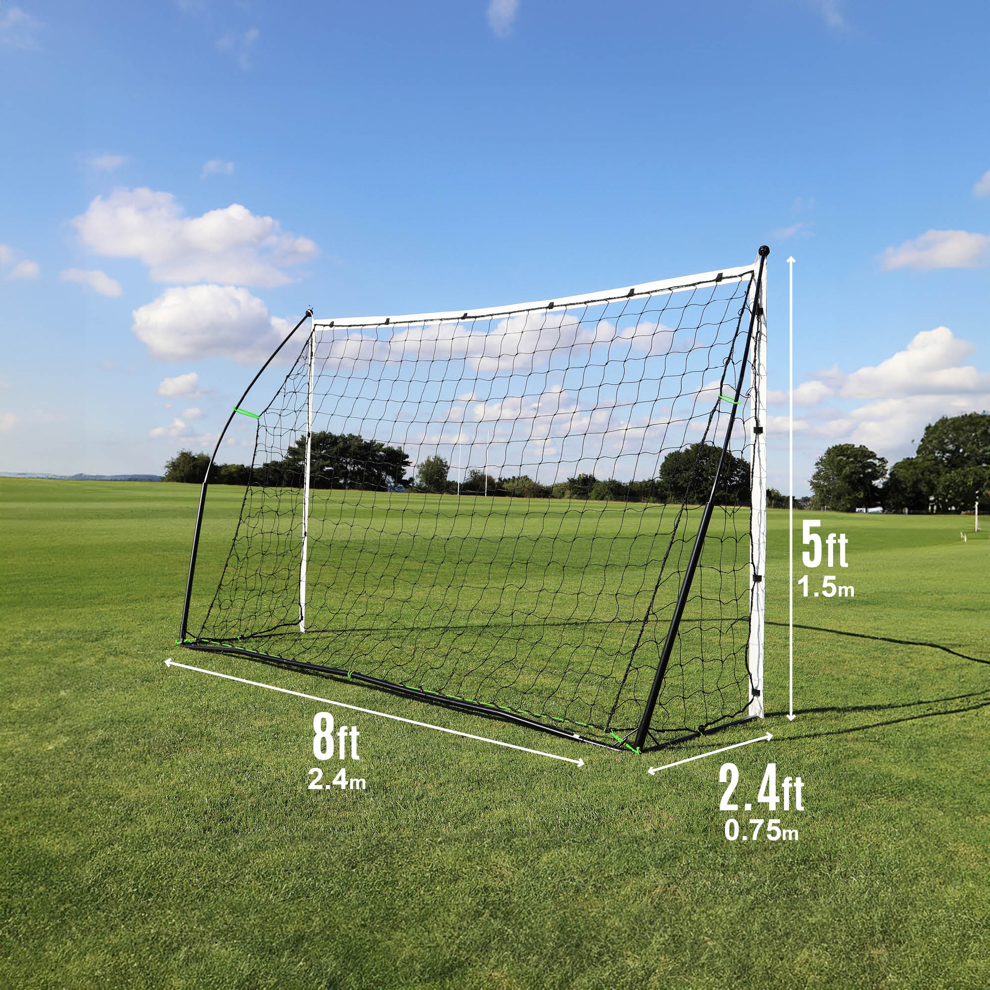 KICKSTER Portable Football Goal 8x5' - Image 6