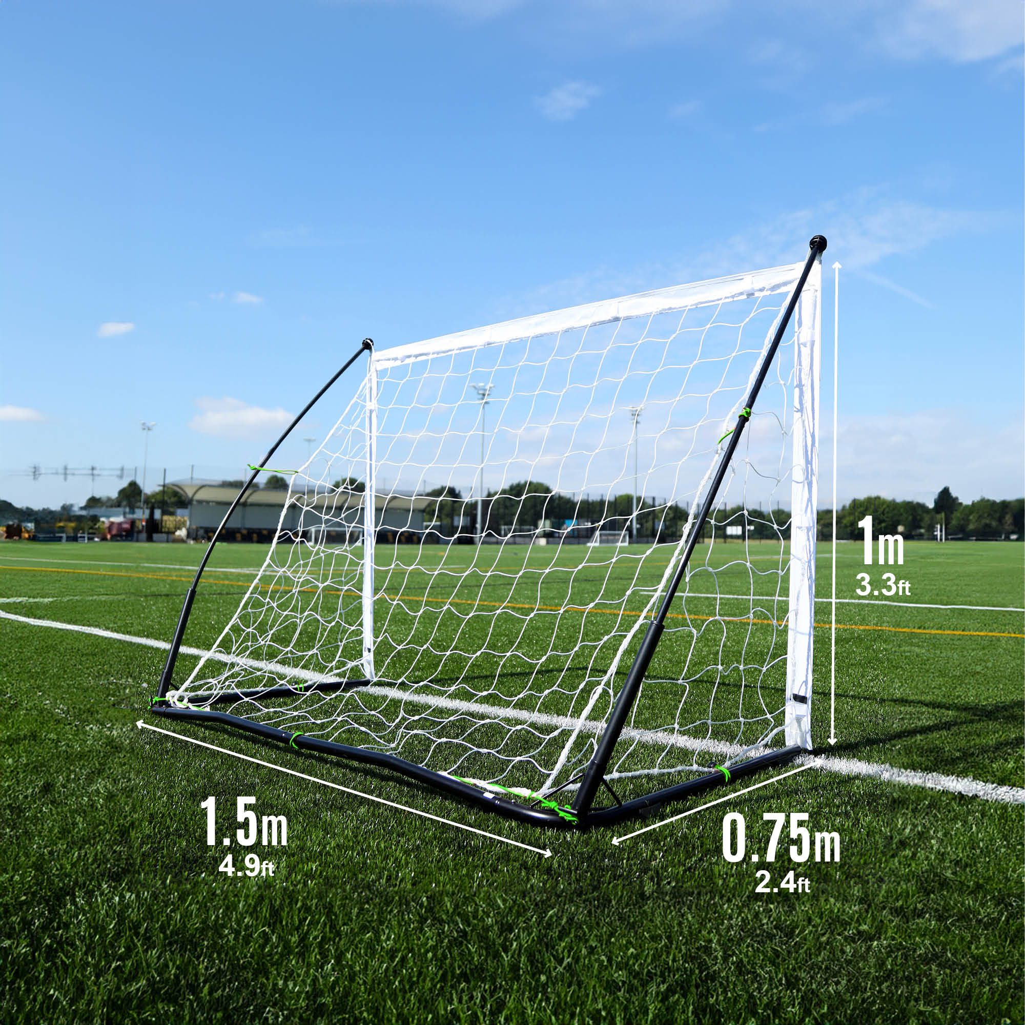 KICKSTER Elite Portable Football Goal 5x3' - Image 8