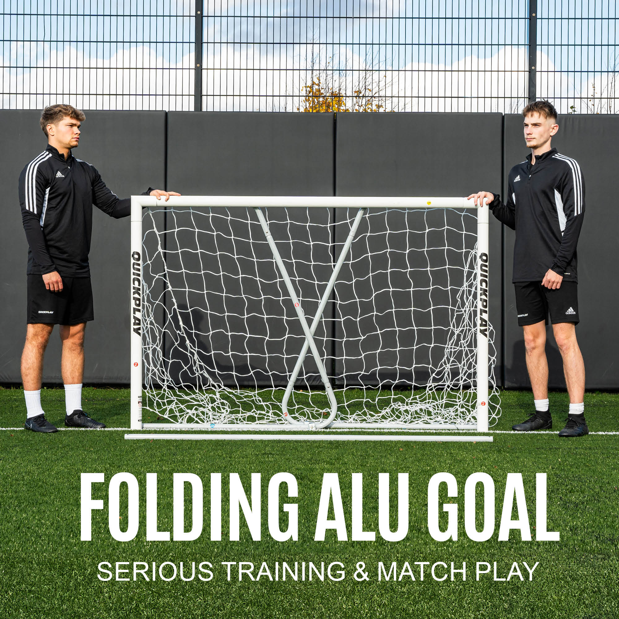 PRO ALU Match Football Goal 8x5' - Image 3