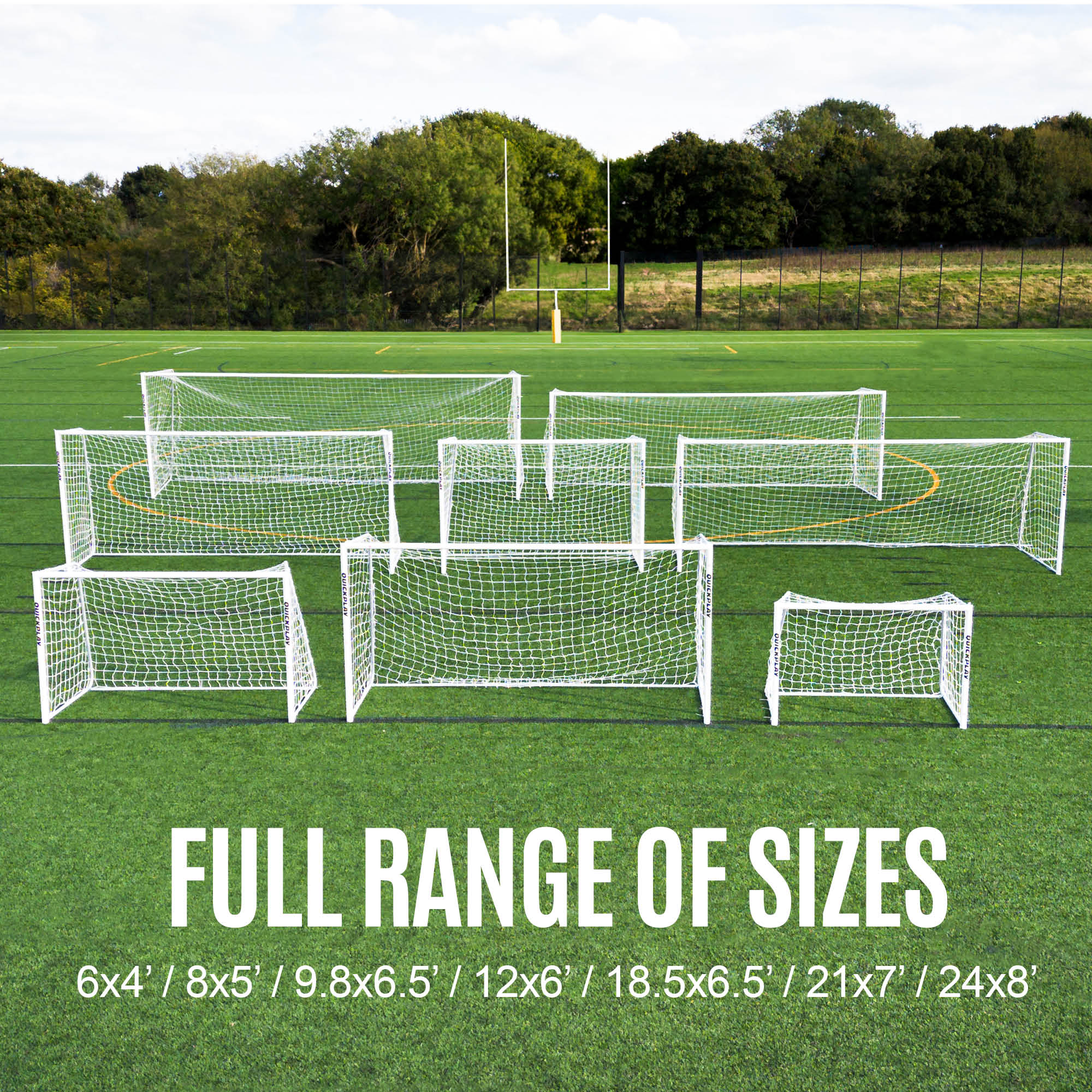 PRO ALU Match Football Goal 12x6' - Image 10