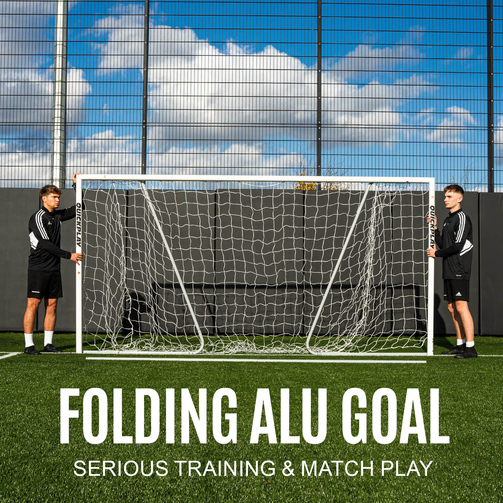 PRO ALU Match Football Goal 16x7' - Image 3