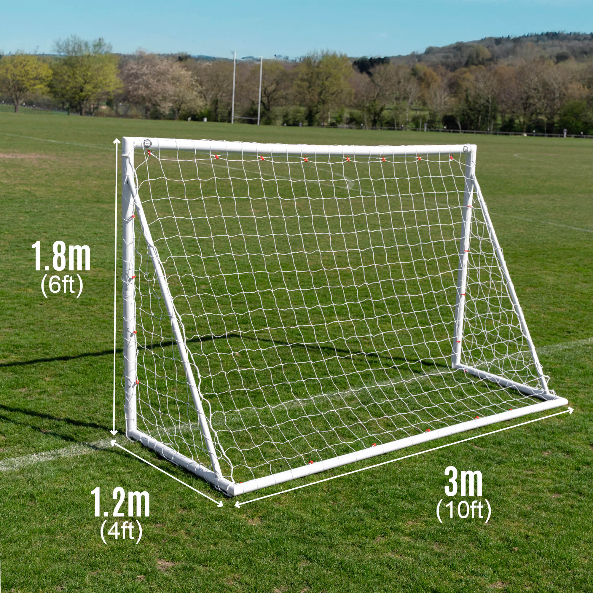Q-FOLD Folding Football Goal 10 x 6' - Image 8