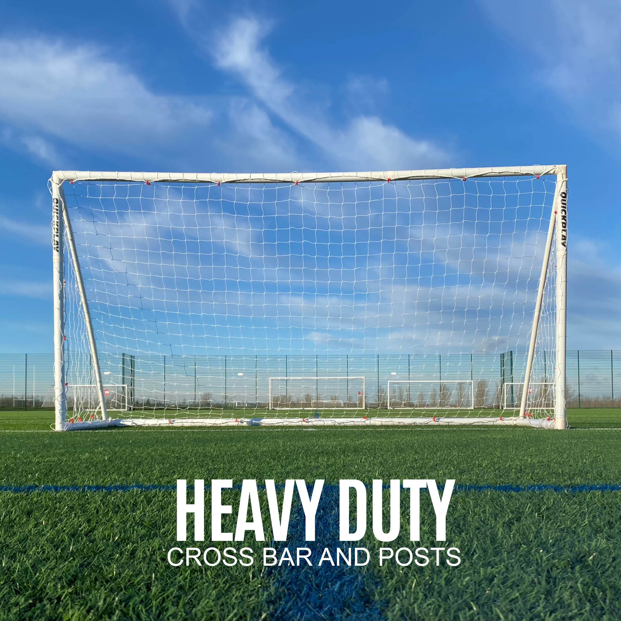 Q-FOLD Folding Football Goal 12x6' - Image 3