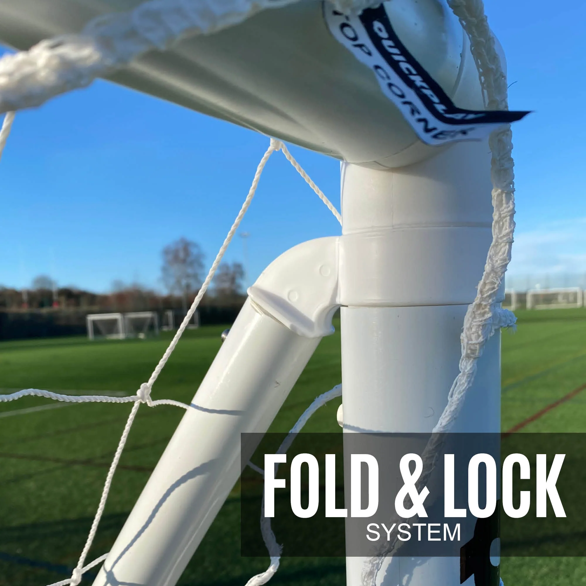 Q-FOLD Folding Football Goal 12x6' - Image 6