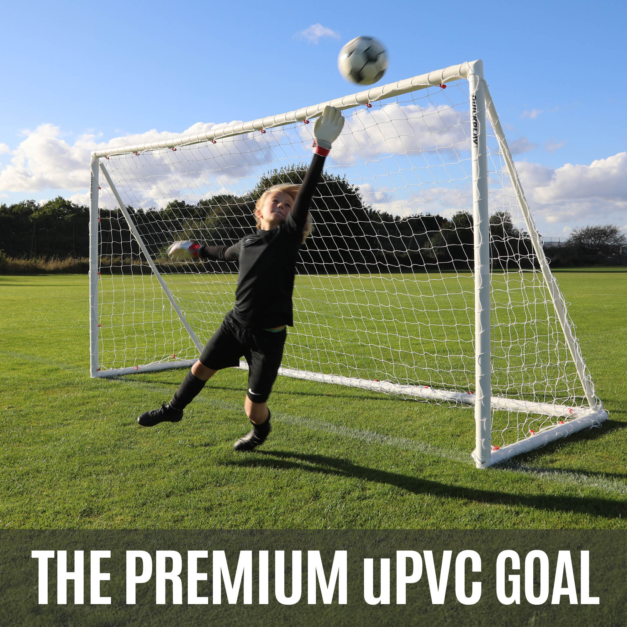 Q-FOLD Folding Football Goal 8x5' - Image 3