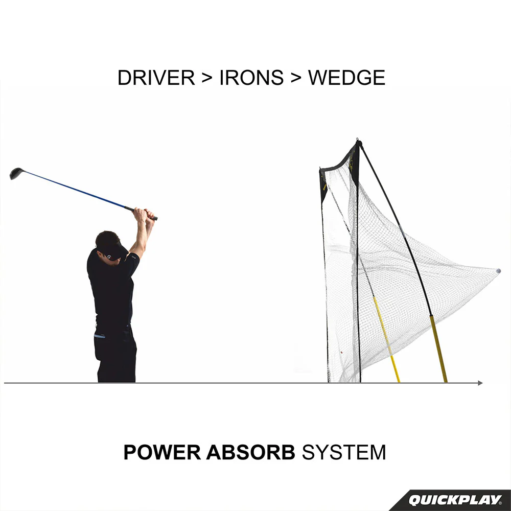 QUICK-HIT Golf Hitting Net 8x8' - Image 6