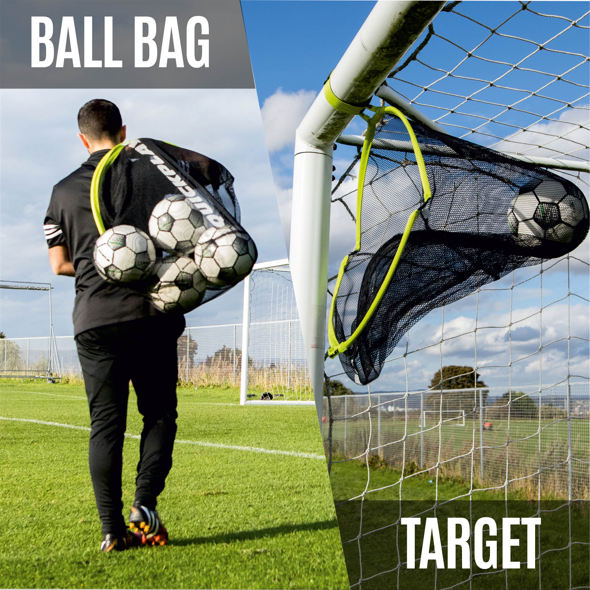TARGET SAX 2-in-1 Top Bins Goal Target & Football Bag - Image 7