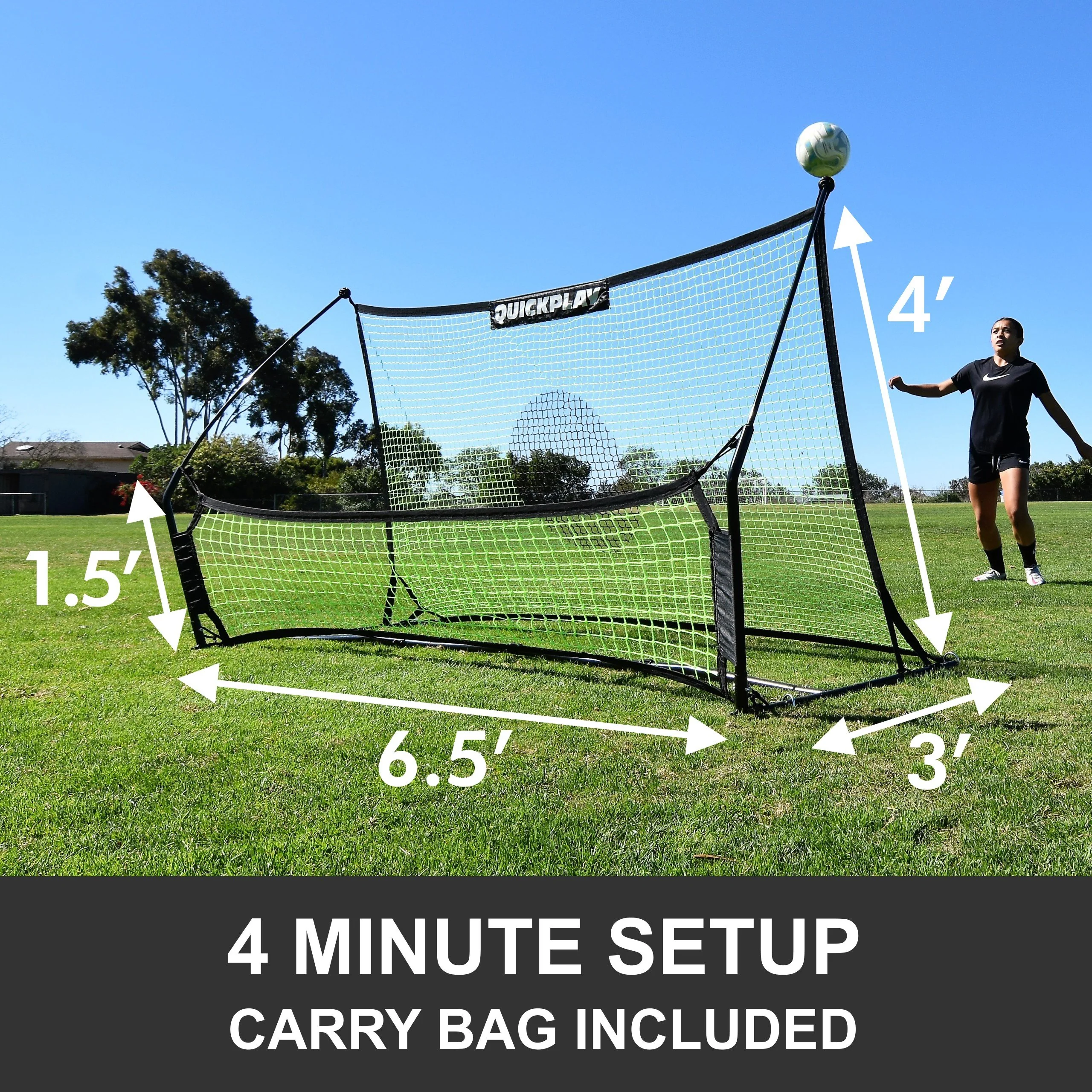 TEKKERS Trainer - Dual Net Football Rebounder - Image 5