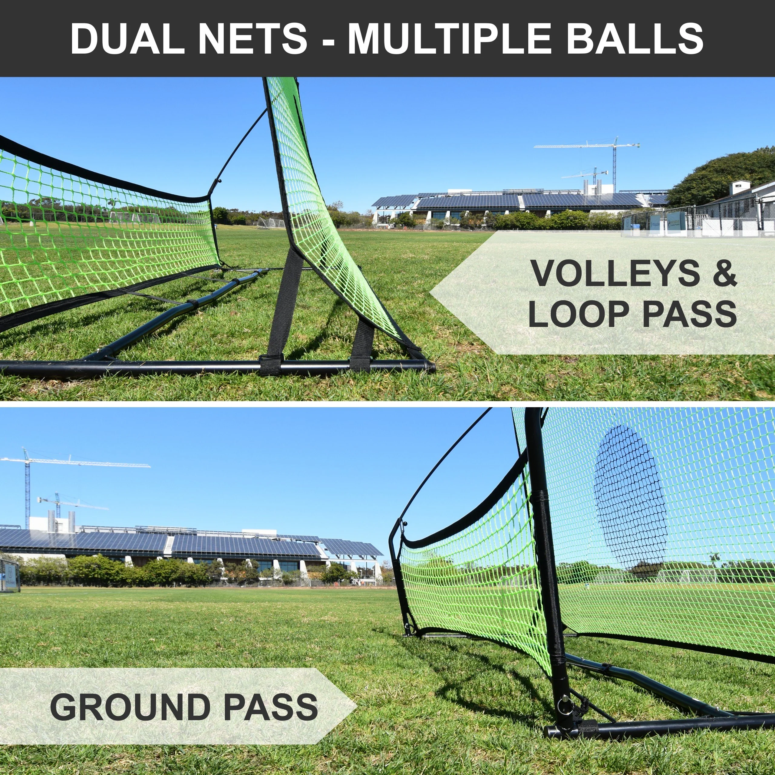 TEKKERS Trainer - Dual Net Football Rebounder - Image 6